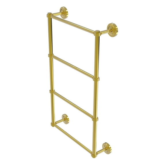 Prestige Regal Collection 4 Tier 30 Inch Ladder Towel Bar with Groovy Detail