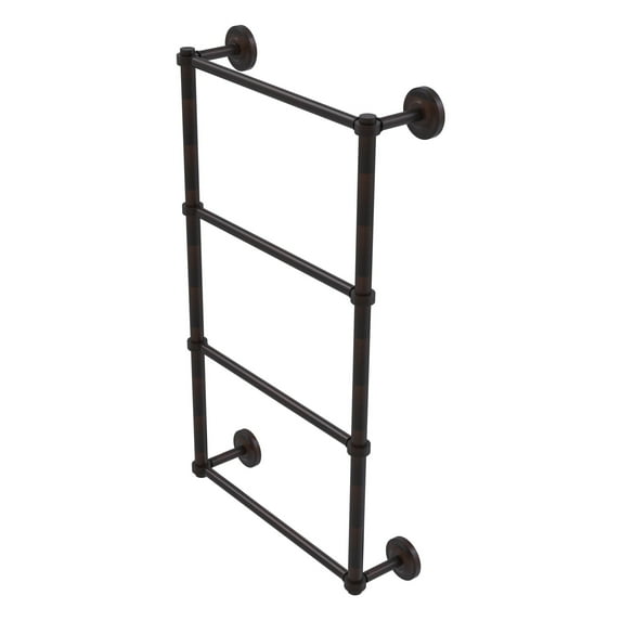 Prestige Regal Collection 4 Tier Ladder Towel Bar with Grooved Accents - Venetian Bronze / 30 Inch