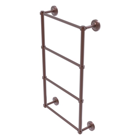 Prestige Regal Collection 4 Tier Ladder Towel Bar with Smooth Accents - Antique Copper / 36 Inch