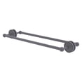 thumbnail image 1 of Prestige Regal Collection Back to Back Shower Door Towel Bar - Matte Gray / 24 Inch, 1 of 11