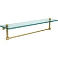 thumbnail image 1 of Prestige Regal Collection Glass Vanity Shelf with Integrated Towel Bar - Polished Brass / 22 Inch, 1 of 11