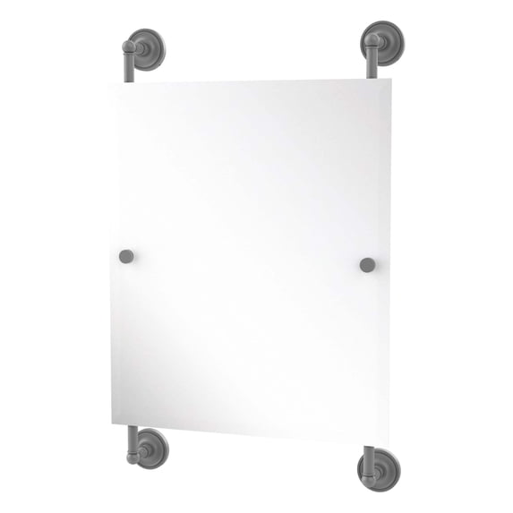 Prestige Regal Collection Rectangular Frameless Rail Mounted Mirror