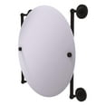 thumbnail image 1 of Prestige Regal Collection Round Frameless Rail Mounted Mirror - Oil Rubbed Bronze, 1 of 2