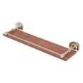 thumbnail image 1 of Prestige Regal Collection Solid IPE Ironwood Shelf with Gallery Rail - Polished Nickel / 22 Inch, 1 of 5