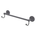 thumbnail image 1 of Prestige Regal Collection Towel Bar with Integrated Hooks - Matte Gray / 24 Inch, 1 of 9
