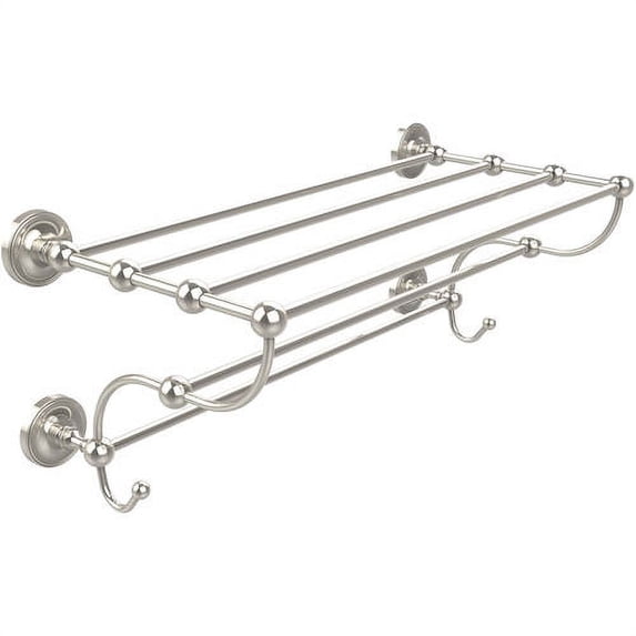 Prestige Regal Collection Train Rack Towel Shelf - Polished Nickel / 24 Inch