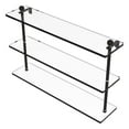 thumbnail image 1 of Prestige Regal Collection Triple Tiered Glass Shelf - Oil Rubbed Bronze / 22 Inch, 1 of 11