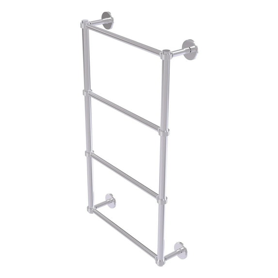 Prestige Skyline Collection 4 Tier 30 Inch Ladder Towel Bar with Groovy Detail