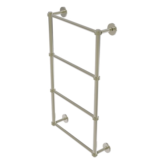 Prestige Skyline Collection 4 Tier Ladder Towel Bar with Dotted Accents - Polished Nickel / 36 Inch