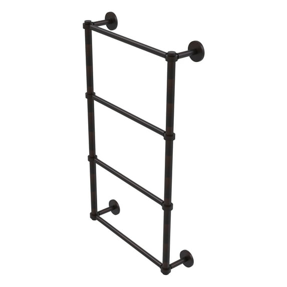 Prestige Skyline Collection 4 Tier Ladder Towel Bar with Smooth Accents - Venetian Bronze / 24 Inch