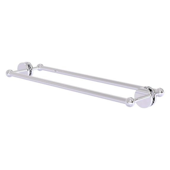 Prestige Skyline Collection Back to Back Shower Door Towel Bar - Polished Chrome / 24 Inch