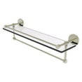 thumbnail image 1 of Prestige Skyline Collection Gallery Glass Shelf with Towel Bar - Polished Nickel / 22 Inch, 1 of 11