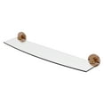 thumbnail image 1 of Prestige Skyline Collection Glass Shelf - Brushed Bronze / 24 Inch, 1 of 2