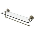 thumbnail image 1 of Prestige Skyline Collection Paper Towel Holder with Glass Shelf - Antique Brass / 22 Inch, 1 of 3