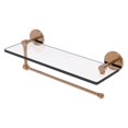 thumbnail image 1 of Prestige Skyline Collection Paper Towel Holder with Glass Shelf - Brushed Bronze / 16 Inch, 1 of 3