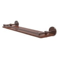 thumbnail image 1 of Prestige Skyline Collection Solid IPE Ironwood Shelf with Gallery Rail - Antique Copper / 22 Inch, 1 of 11