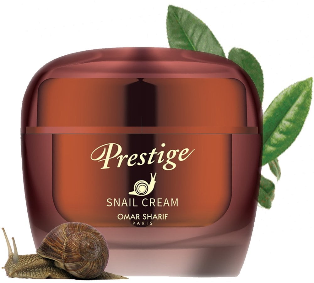 Prestige Snail Repair Cream Facial Recovery Moisturizer Real Snail Slime Formula Maintain Supple, Smooth Skin, Control Fine Wrinkle Extracts 1.76oz(50g)