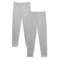 thumbnail image 1 of Prestigez Girls Fashion Printed Stretchy Tie Dye Leggings Pants Pack of 2, Gray, Size: 3T, 1 of 2
