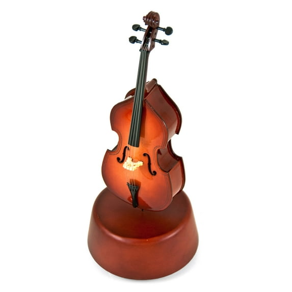 Prestigious 18 Note Miniature Classical Cello With Rotating Musical Base - Sunrise Sunset