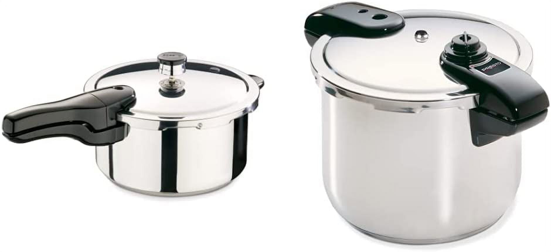 Presto 01341 4Quart Stainless Steel Pressure Cooker