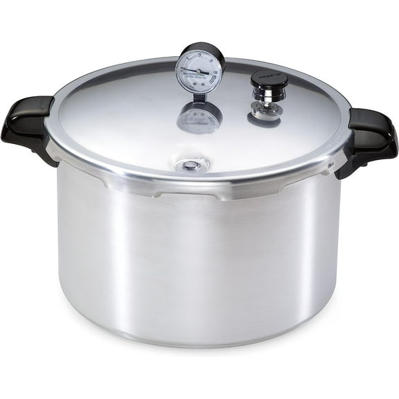 Presto 01755 16-Quart Aluminum canner Pressure Cooker, One Size, Silver