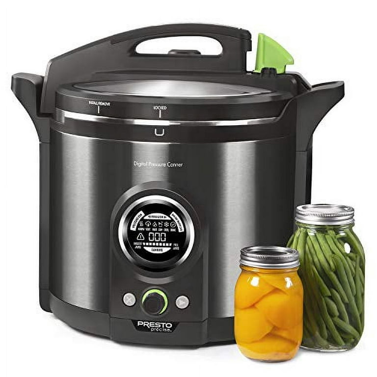 Presto 12-Quart Digital Pressure Canner in Black