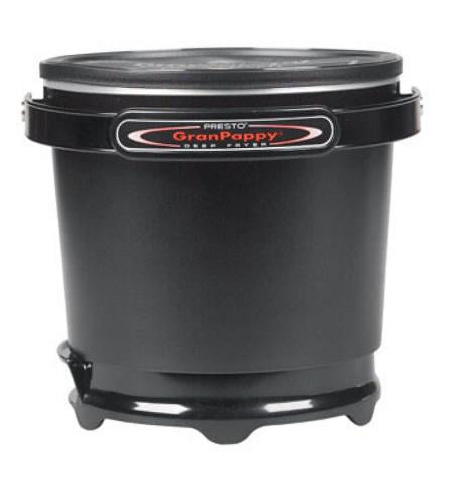 Presto Electric Gran Pappy Deep Fryer with Oil Storage 1500 Watts Gray Walmart