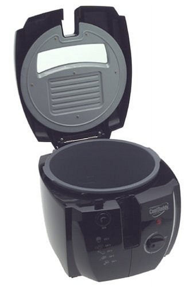 Presto 05442 CoolDaddy Cool-touch Deep Fryer - Black - Walmart.com