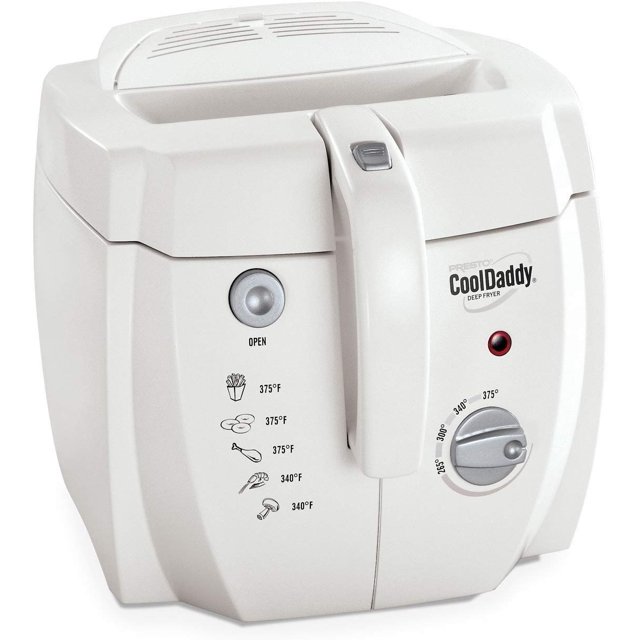 Presto 05443 CoolDaddy Cooltouch Deep Fryer White