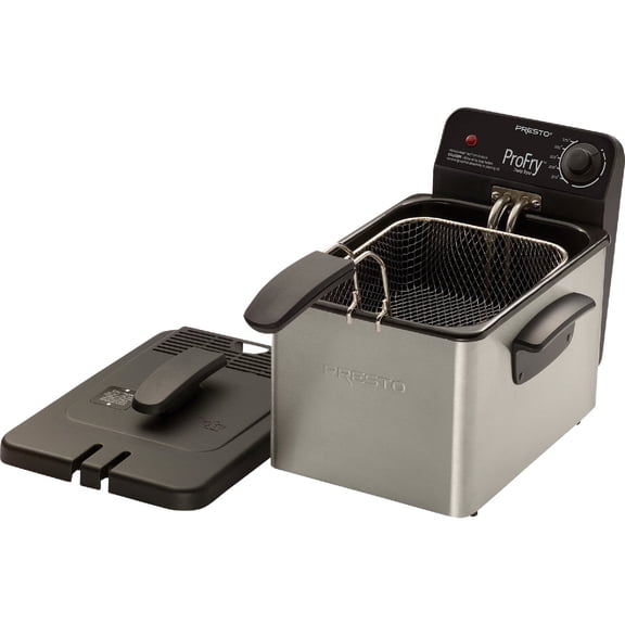 Presto 05461 Stainless Steel ProFry immersion element deep fryer