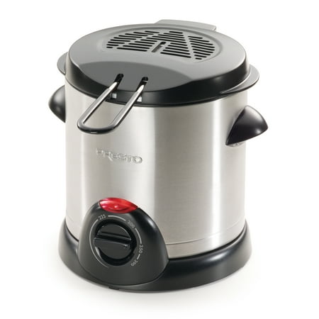 Presto® 1-Liter Stainless Steel Electric Deep Fryer 05470