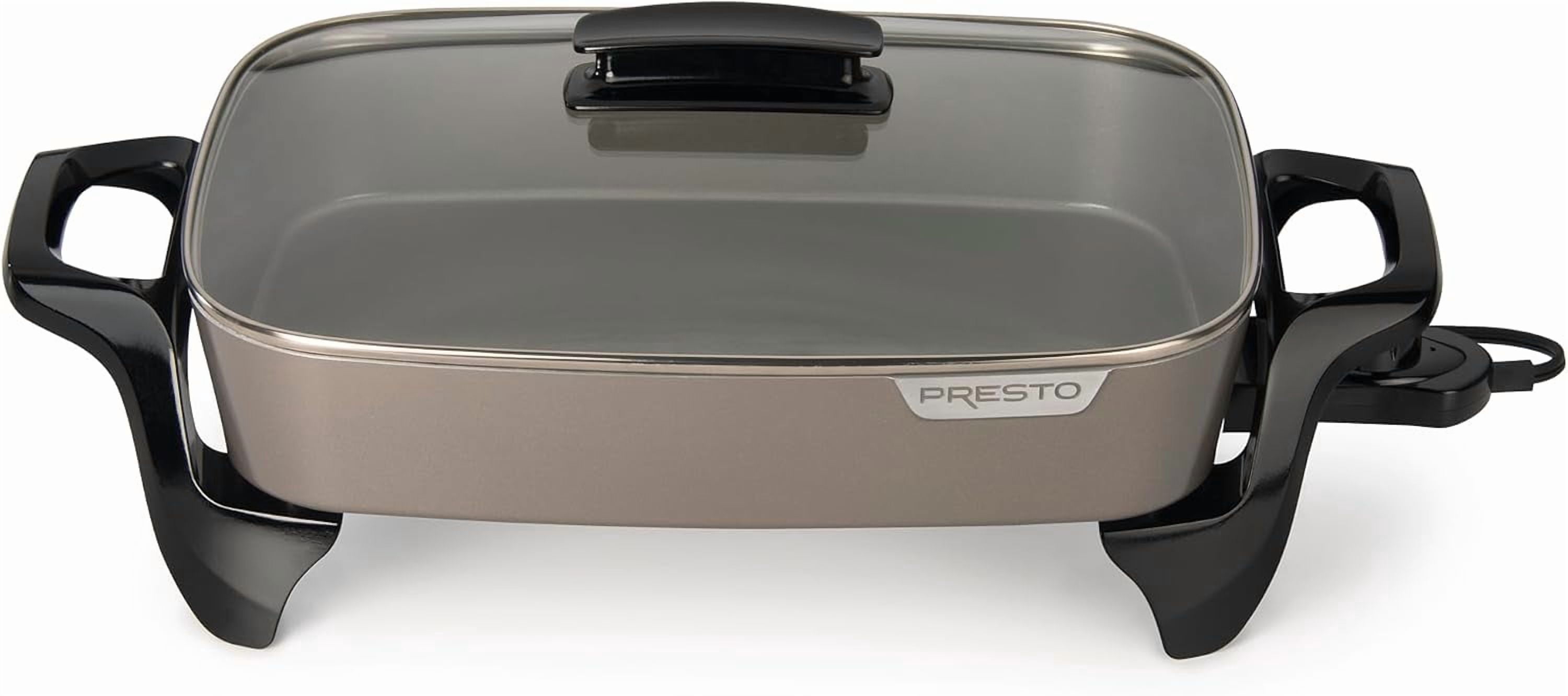 16-Inch Ceramic Electric Skillet, Grey