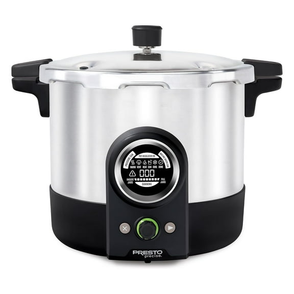Presto 16 Quart Digital Pressure and Water Boiling Canner with LED Digital Display