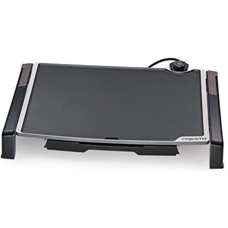 Presto 19 in Electric Griddle - Non Stick, Compact Storage, Temperature Control