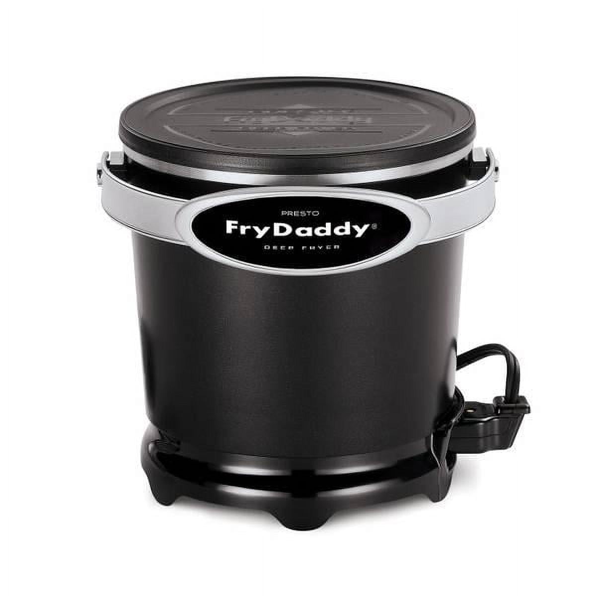 Presto FryDaddy Black Aluminum Electric Deep Fryer