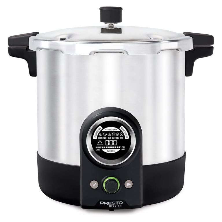 Presto 23 Qt Digital Pressure & Water Boiling Canner with LED