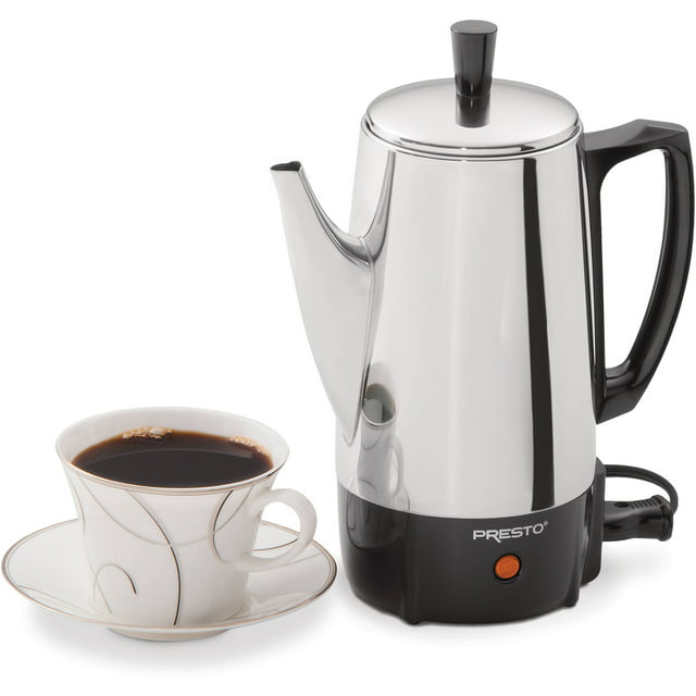 Presto® 6-Cup Capacity Stainless Steel Coffee Maker 02822