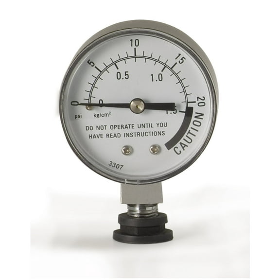 Presto Pressure Canner Steam Gauge 85-729 - Replacement Gauge - Black