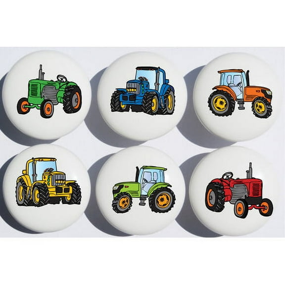 Presto Chango Decor Tractor Appliance Pull (Set of 6)