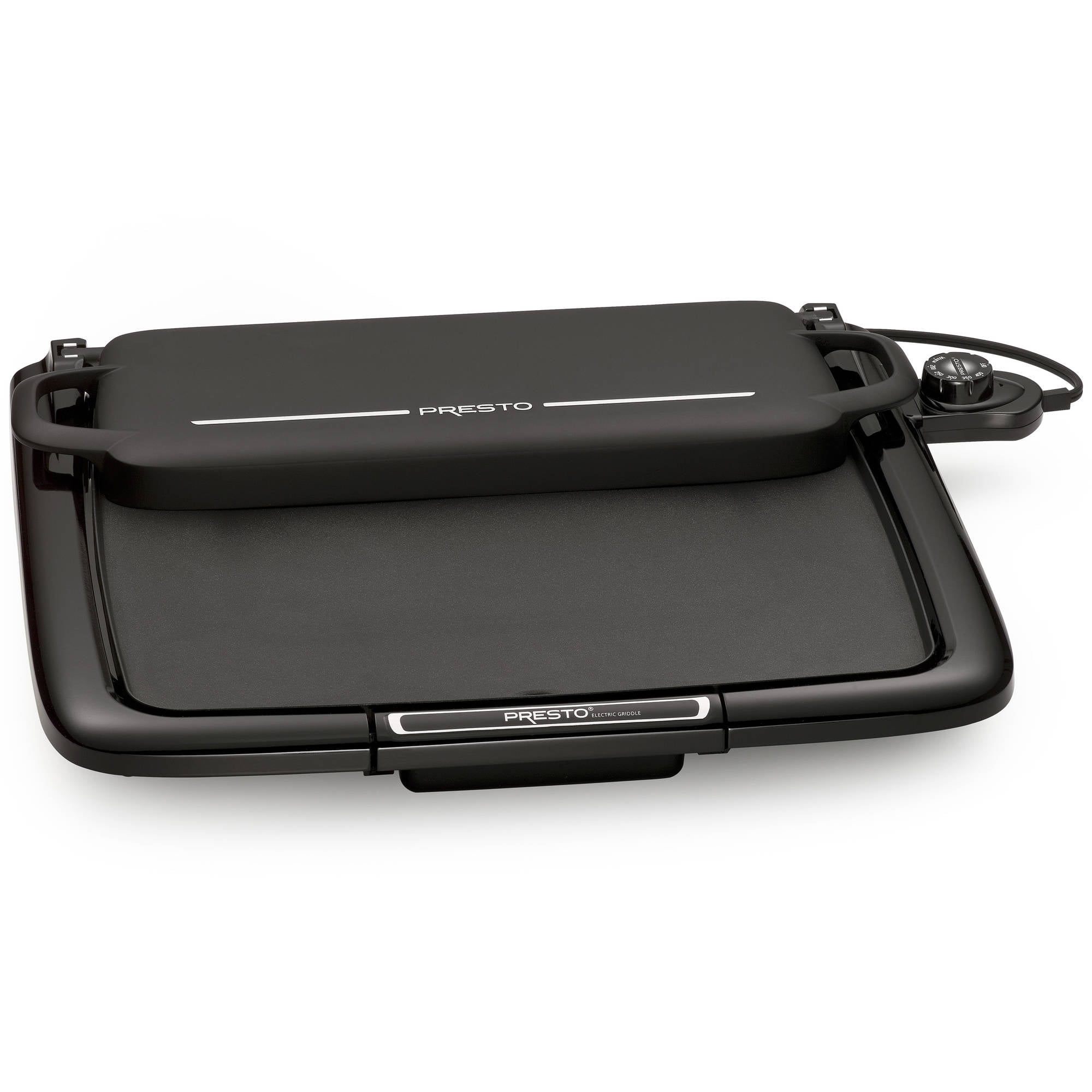 Presto® CoolTouch Electric Griddle with Warmer Plus, Black