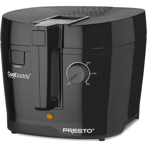 Presto CoolDaddy Deep Fryer 6 Cup 1500 Watts Home Cooking