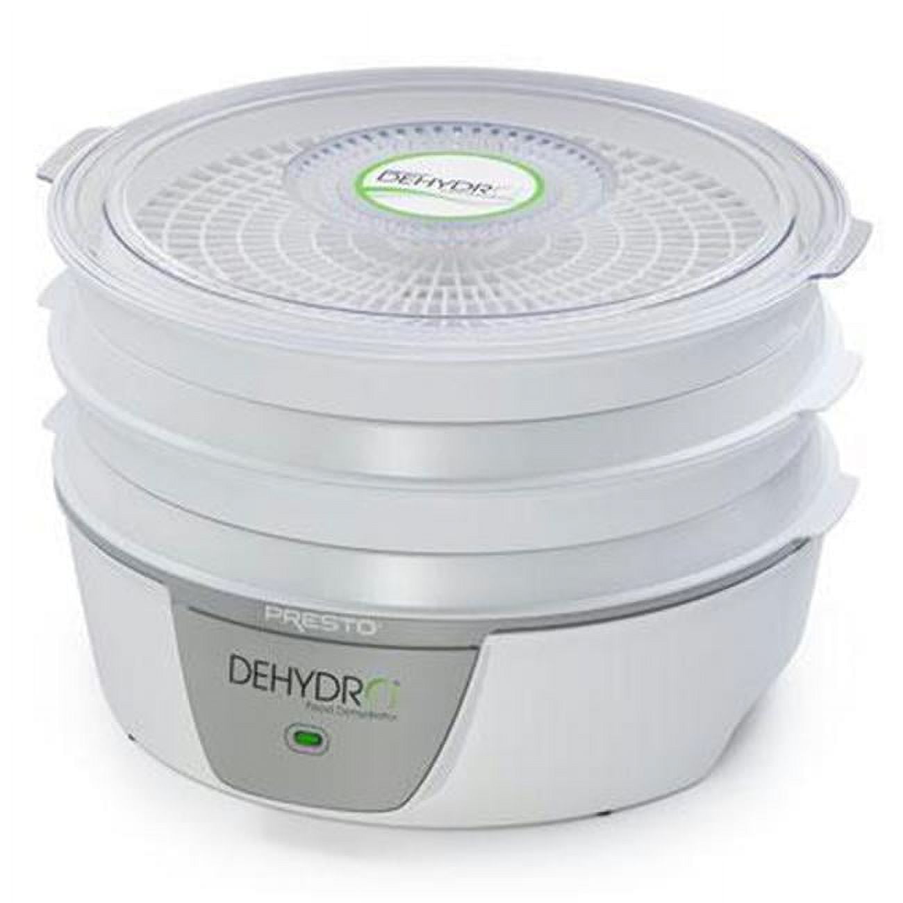 Presto Dehydro 600 W 4-Tray Food Dehydrator, White