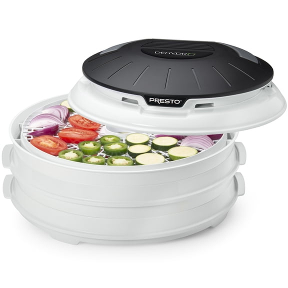 Presto Dehydro(TM) Electric Food Dehydrator 06300, Electric Food Dehydrator, Great for Making Jerky, Dried Fruit & Herbs