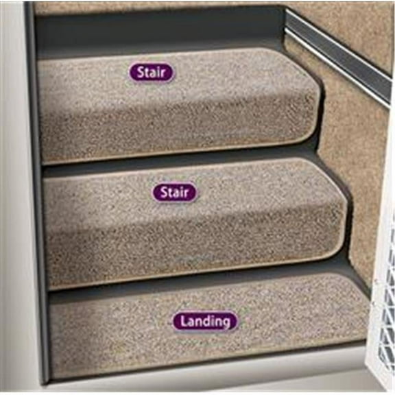 Presto Fit 51088 8 In. Step Huggers For RV Stair - Sandstone
