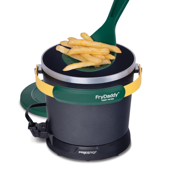 Presto FryDaddy Electric Deep Fryer Green and Yellow