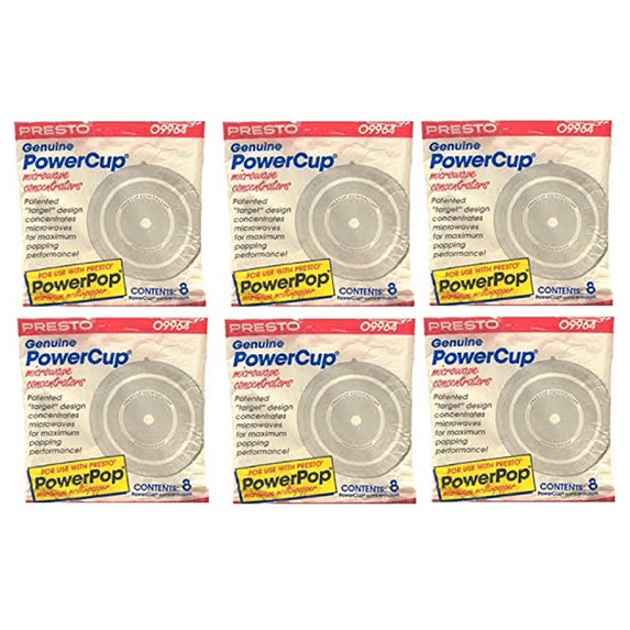 Presto Genuine Power Cup Microwave Concentrators (6 Pack)