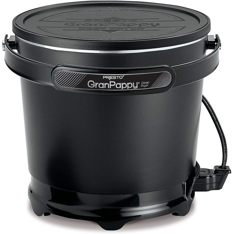 Presto 05411 GranPappy Electric Deep Fryer, 1500W, Nonstick