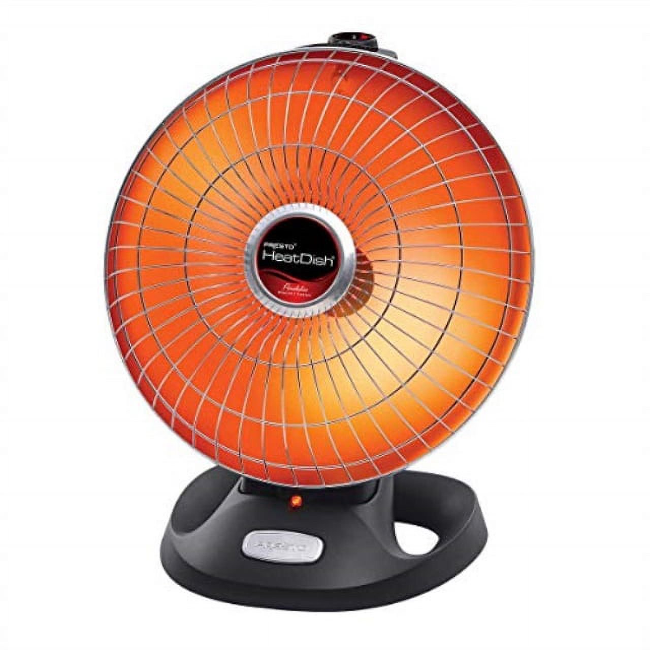 Presto Heat Dish Plus Parabolic Electric Heater, Black - Walmart.com