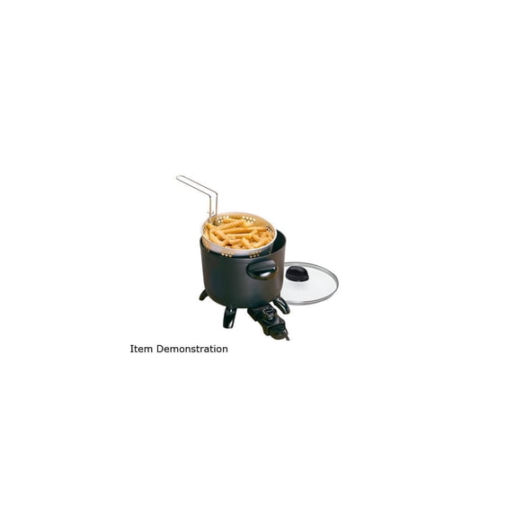 PRESTO 06006 Kitchen Kettle Multi-Cooker/Steamer, Black