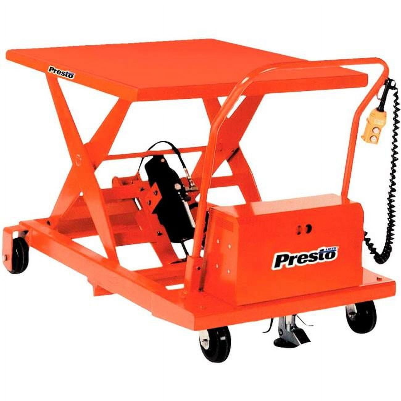 Presto Lifts 988199 Portable Electric Scissor Lift XBP24-10 - Orange ...